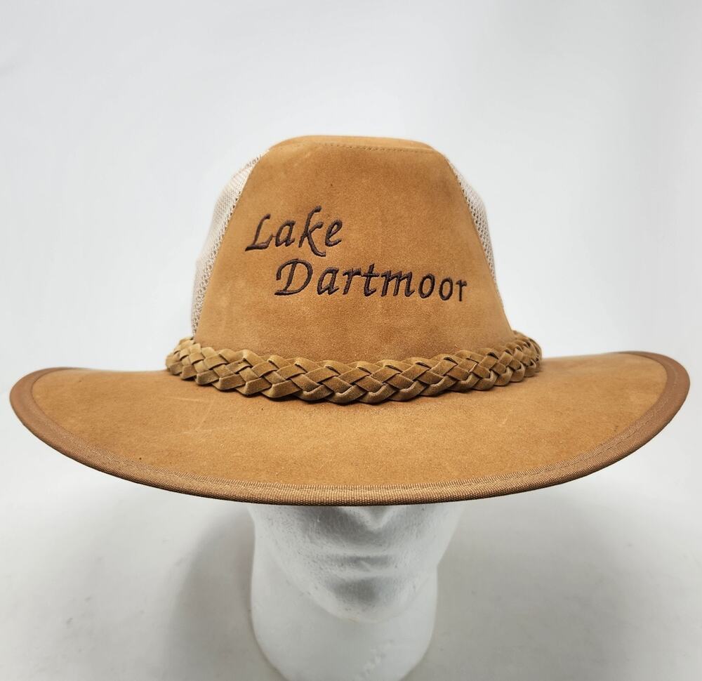 Dorfman Pacific DPC Soaker Hat Mens L/XL Wide Brim Brown Golf Hat Lake Dartmoor